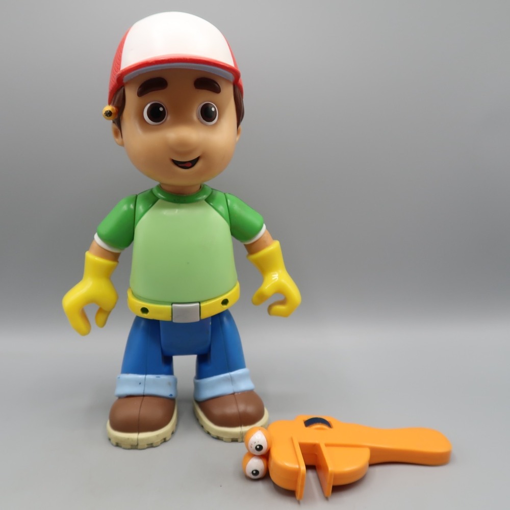 Mattel Disney Handy Manny Doll Figure Talks 2007 10" Tall with Tool